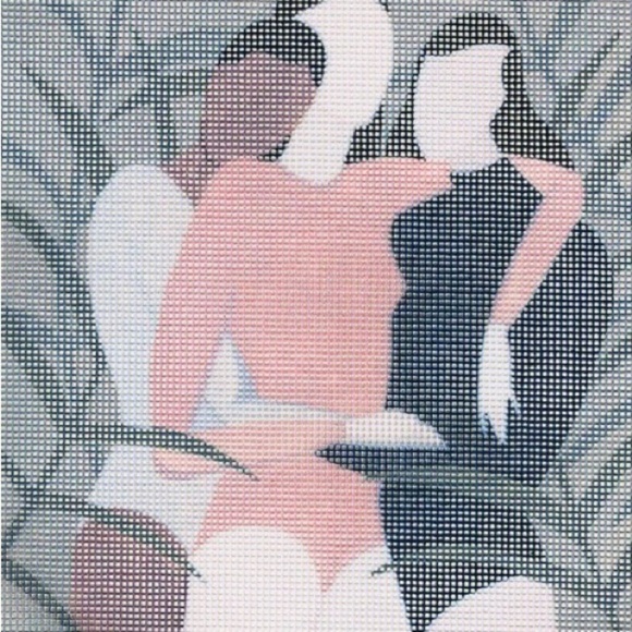 Sisterhood Needlepoint Kit/NEW NWT/ Canvas Mesh Size: 13 holes per in. 8x11in - Picture 8 of 12